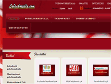 Tablet Screenshot of lahjakortilla.com